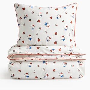 H&M Hello Kitty kid’s bedding TWIN fitted sheet and TWIN duvet & pillowcase set